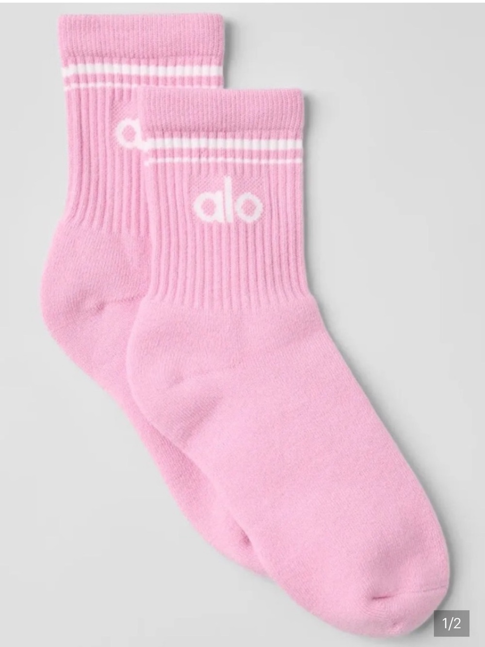 ALO Sweet Pink Socks